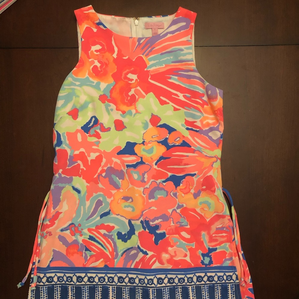 Lilly Pulitzer dress with shorts under it!!